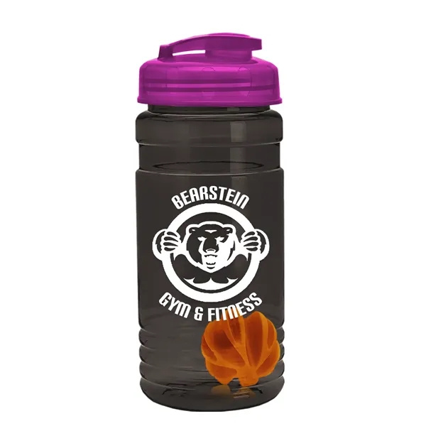 20 oz / 600ml Transparent Shaker Bottle with Mixing Ball and... from ASI 40480 Koozie Group