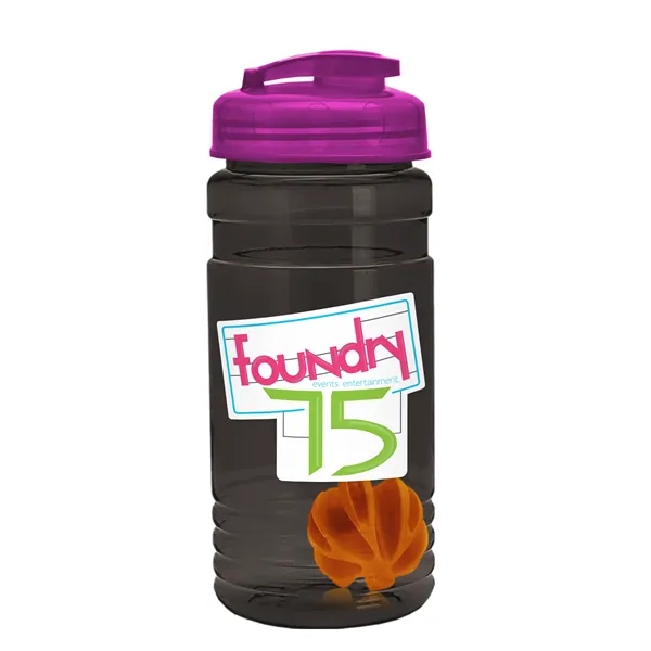 20 oz / 600ml Transparent Shaker Bottle with Mixing Ball and... from ASI 40480 Koozie Group
