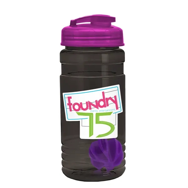 20 oz / 600ml Transparent Shaker Bottle with Mixing Ball and... from ASI 40480 Koozie Group