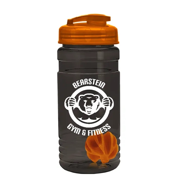 20 oz / 600ml Transparent Shaker Bottle with Mixing Ball and... from ASI 40480 Koozie Group