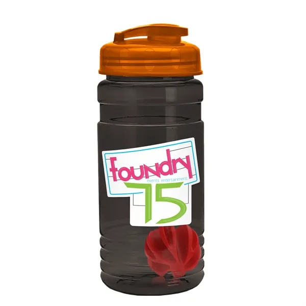 20 oz / 600ml Transparent Shaker Bottle with Mixing Ball and... from ASI 40480 Koozie Group