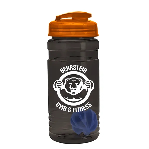 20 oz / 600ml Transparent Shaker Bottle with Mixing Ball and... from ASI 40480 Koozie Group