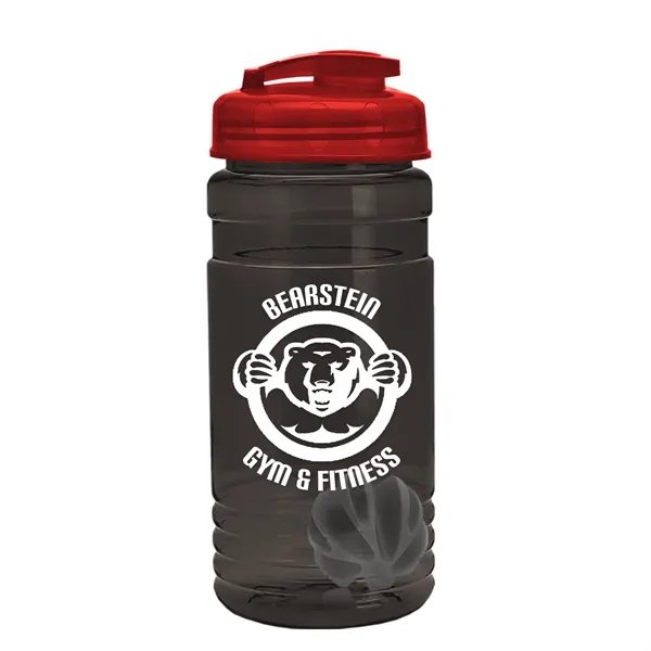20 oz / 600ml Transparent Shaker Bottle with Mixing Ball and... from ASI 40480 Koozie Group
