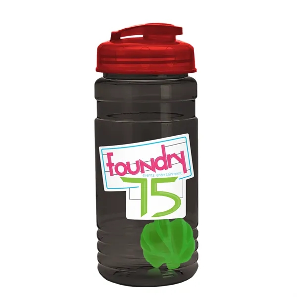 20 oz / 600ml Transparent Shaker Bottle with Mixing Ball and... from ASI 40480 Koozie Group
