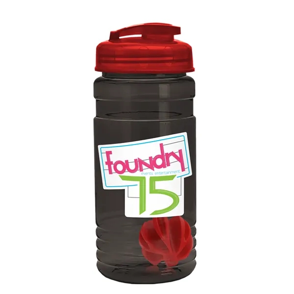 20 oz / 600ml Transparent Shaker Bottle with Mixing Ball and... from ASI 40480 Koozie Group