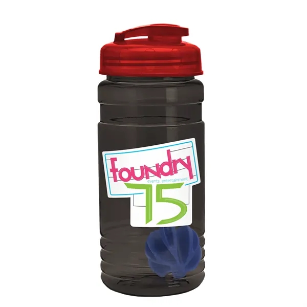 20 oz / 600ml Transparent Shaker Bottle with Mixing Ball and... from ASI 40480 Koozie Group