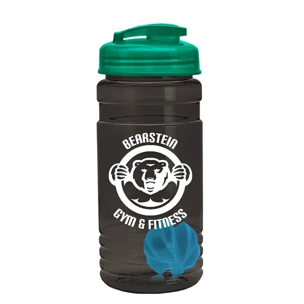20 oz / 600ml Transparent Shaker Bottle with Mixing Ball and... from ASI 40480 Koozie Group