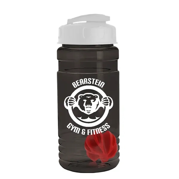 20 oz / 600ml Transparent Shaker Bottle with Mixing Ball and... from ASI 40480 Koozie Group