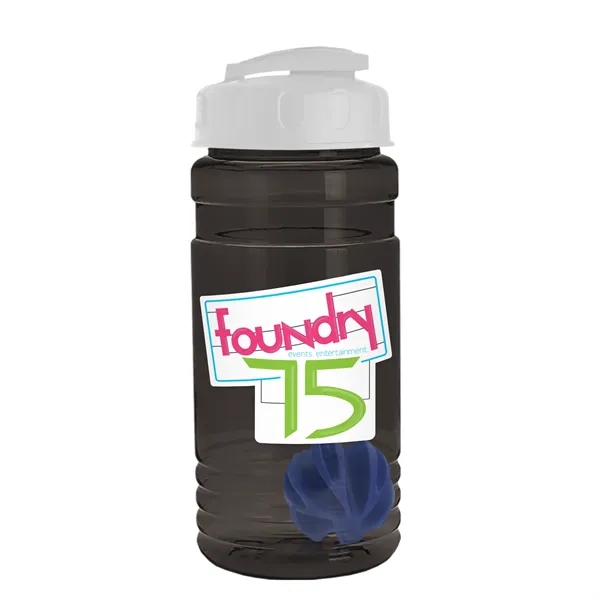 20 oz / 600ml Transparent Shaker Bottle with Mixing Ball and... from ASI 40480 Koozie Group