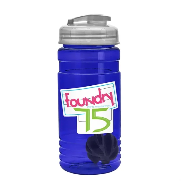 20 oz / 600ml Transparent Shaker Bottle with Mixing Ball and... from ASI 40480 Koozie Group
