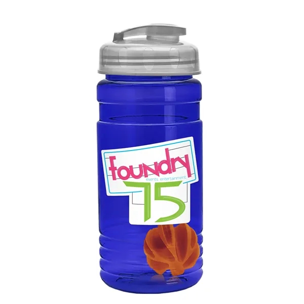20 oz / 600ml Transparent Shaker Bottle with Mixing Ball and... from ASI 40480 Koozie Group