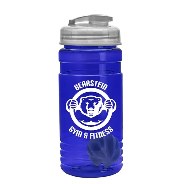 20 oz / 600ml Transparent Shaker Bottle with Mixing Ball and... from ASI 40480 Koozie Group