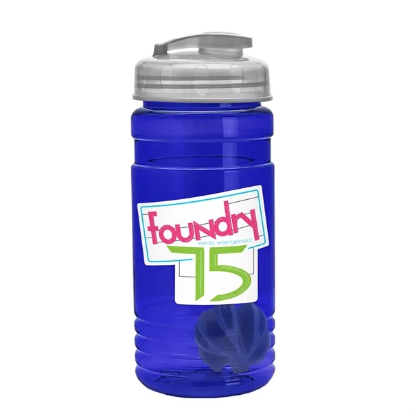 20 oz / 600ml Transparent Shaker Bottle with Mixing Ball and... from ASI 40480 Koozie Group
