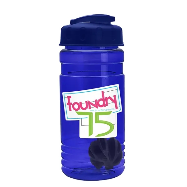 20 oz / 600ml Transparent Shaker Bottle with Mixing Ball and... from ASI 40480 Koozie Group