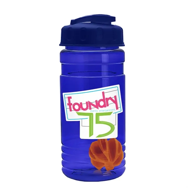 20 oz / 600ml Transparent Shaker Bottle with Mixing Ball and... from ASI 40480 Koozie Group