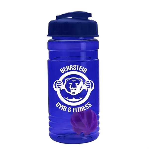 20 oz / 600ml Transparent Shaker Bottle with Mixing Ball and... from ASI 40480 Koozie Group