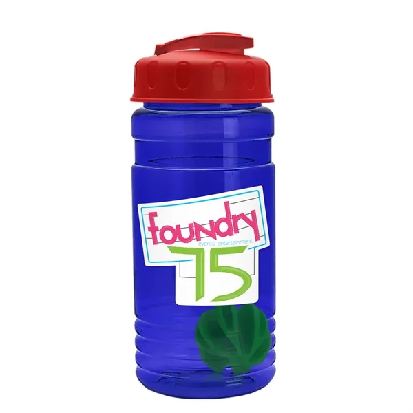 20 oz / 600ml Transparent Shaker Bottle with Mixing Ball and... from ASI 40480 Koozie Group