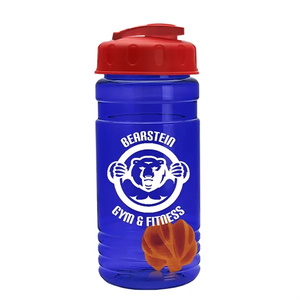 20 oz / 600ml Transparent Shaker Bottle with Mixing Ball and... from ASI 40480 Koozie Group