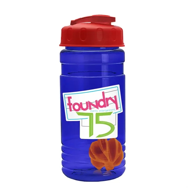 20 oz / 600ml Transparent Shaker Bottle with Mixing Ball and... from ASI 40480 Koozie Group