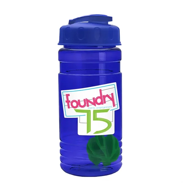 20 oz / 600ml Transparent Shaker Bottle with Mixing Ball and... from ASI 40480 Koozie Group