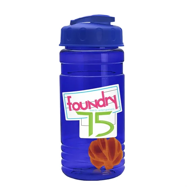 20 oz / 600ml Transparent Shaker Bottle with Mixing Ball and... from ASI 40480 Koozie Group