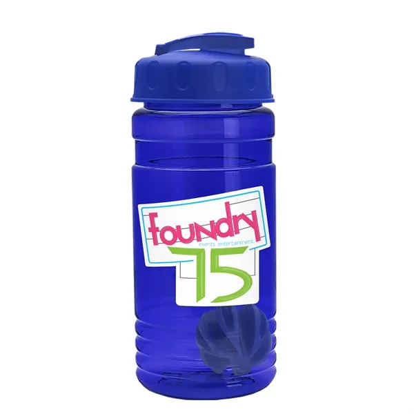 20 oz / 600ml Transparent Shaker Bottle with Mixing Ball and... from ASI 40480 Koozie Group