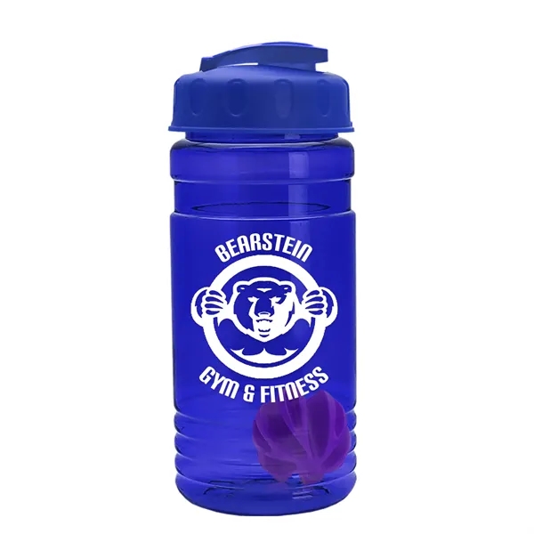 20 oz / 600ml Transparent Shaker Bottle with Mixing Ball and... from ASI 40480 Koozie Group