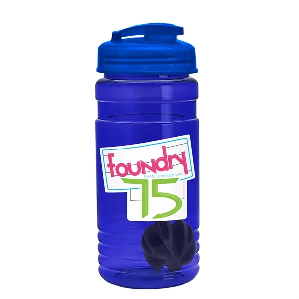 20 oz / 600ml Transparent Shaker Bottle with Mixing Ball and... from ASI 40480 Koozie Group
