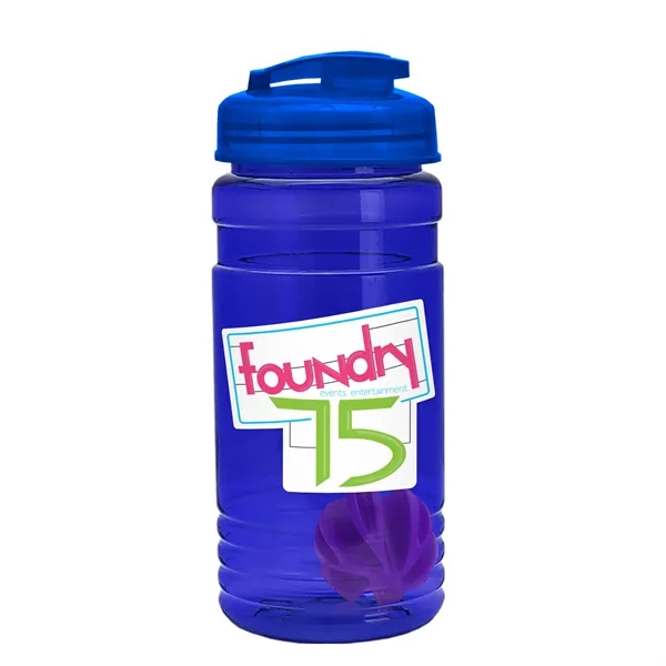 20 oz / 600ml Transparent Shaker Bottle with Mixing Ball and... from ASI 40480 Koozie Group