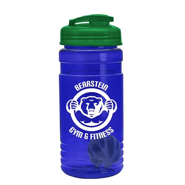 20 oz / 600ml Transparent Shaker Bottle with Mixing Ball and... from ASI 40480 Koozie Group