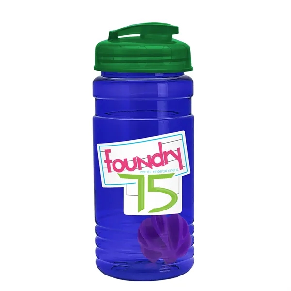 20 oz / 600ml Transparent Shaker Bottle with Mixing Ball and... from ASI 40480 Koozie Group