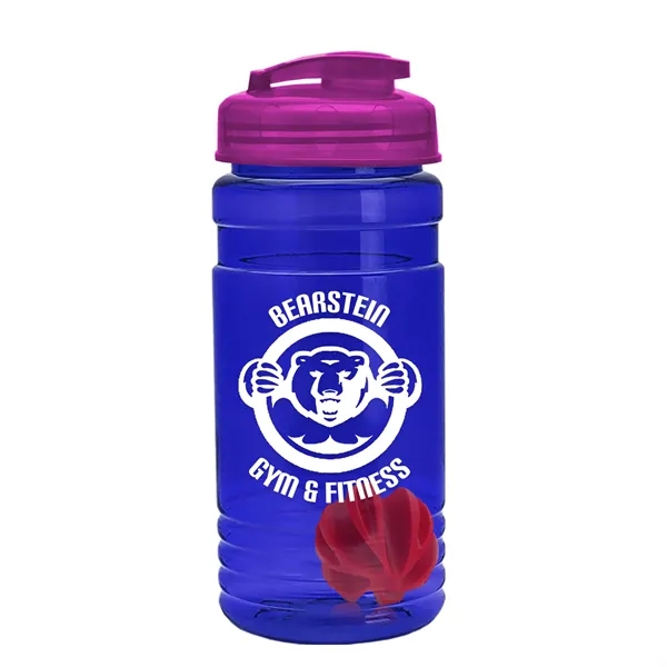 20 oz / 600ml Transparent Shaker Bottle with Mixing Ball and... from ASI 40480 Koozie Group