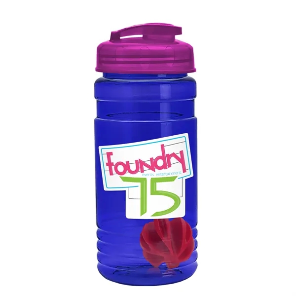 20 oz / 600ml Transparent Shaker Bottle with Mixing Ball and... from ASI 40480 Koozie Group