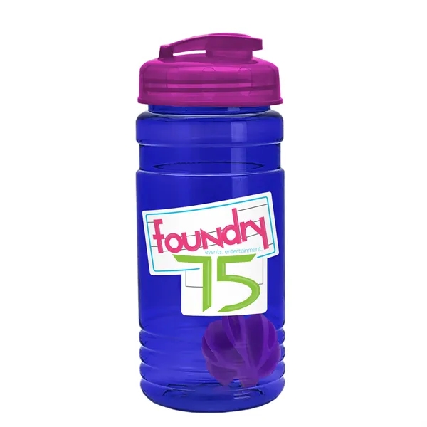 20 oz / 600ml Transparent Shaker Bottle with Mixing Ball and... from ASI 40480 Koozie Group