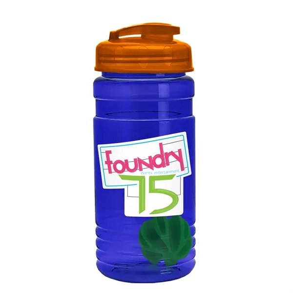 20 oz / 600ml Transparent Shaker Bottle with Mixing Ball and... from ASI 40480 Koozie Group