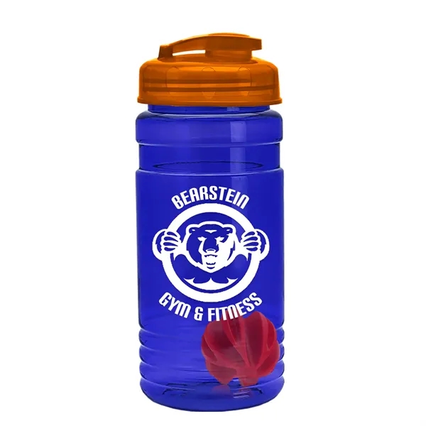 20 oz / 600ml Transparent Shaker Bottle with Mixing Ball and... from ASI 40480 Koozie Group