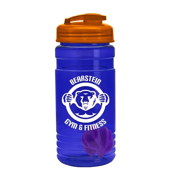 20 oz / 600ml Transparent Shaker Bottle with Mixing Ball and... from ASI 40480 Koozie Group