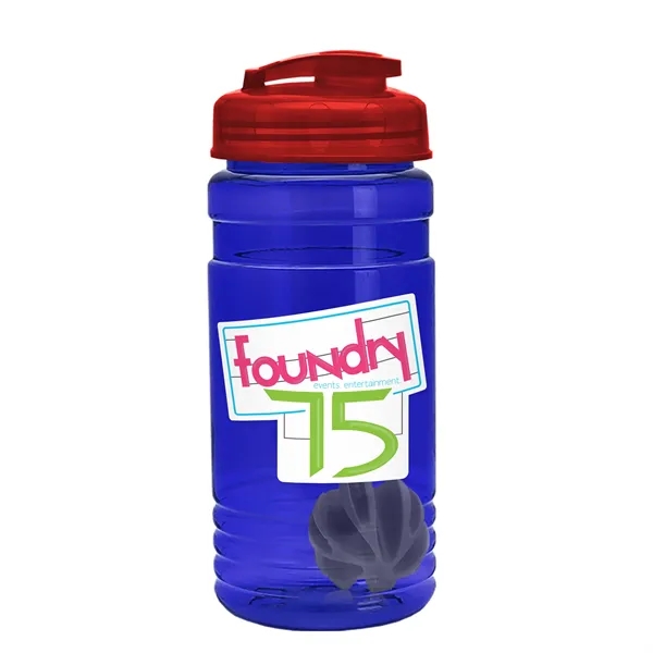 20 oz / 600ml Transparent Shaker Bottle with Mixing Ball and... from ASI 40480 Koozie Group