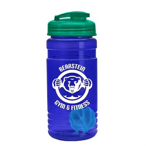 20 oz / 600ml Transparent Shaker Bottle with Mixing Ball and... from ASI 40480 Koozie Group