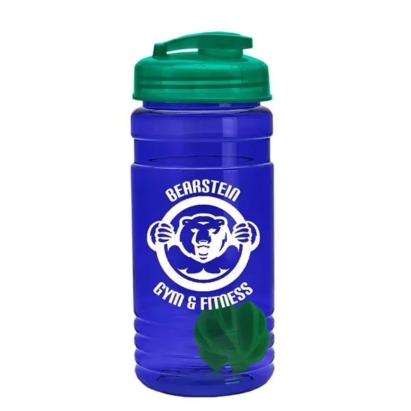 20 oz / 600ml Transparent Shaker Bottle with Mixing Ball and... from ASI 40480 Koozie Group