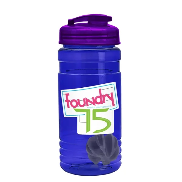 20 oz / 600ml Transparent Shaker Bottle with Mixing Ball and... from ASI 40480 Koozie Group