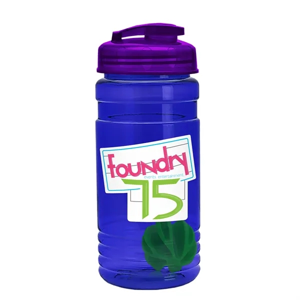 20 oz / 600ml Transparent Shaker Bottle with Mixing Ball and... from ASI 40480 Koozie Group