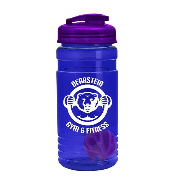 20 oz / 600ml Transparent Shaker Bottle with Mixing Ball and... from ASI 40480 Koozie Group