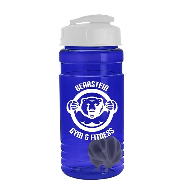 20 oz / 600ml Transparent Shaker Bottle with Mixing Ball and... from ASI 40480 Koozie Group