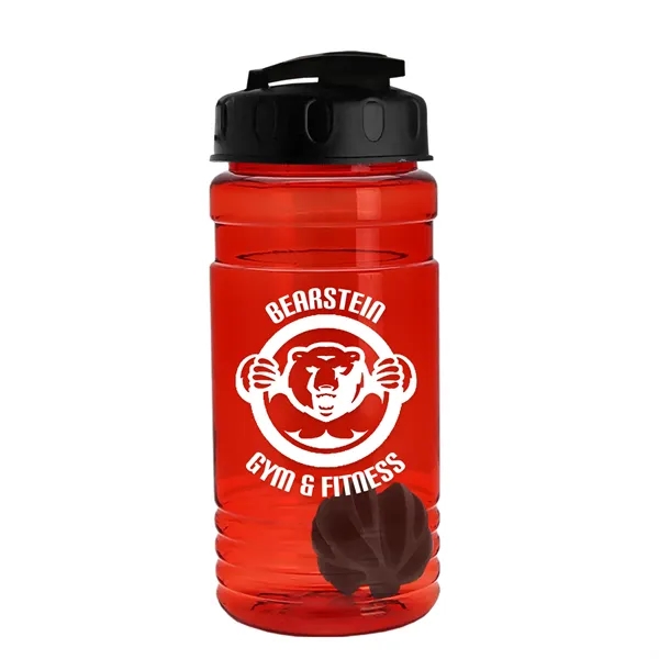 20 oz / 600ml Transparent Shaker Bottle with Mixing Ball and... from ASI 40480 Koozie Group