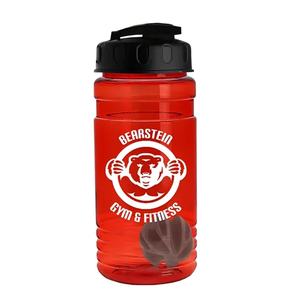 20 oz / 600ml Transparent Shaker Bottle with Mixing Ball and... from ASI 40480 Koozie Group
