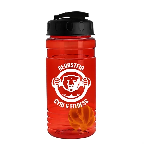 20 oz / 600ml Transparent Shaker Bottle with Mixing Ball and... from ASI 40480 Koozie Group