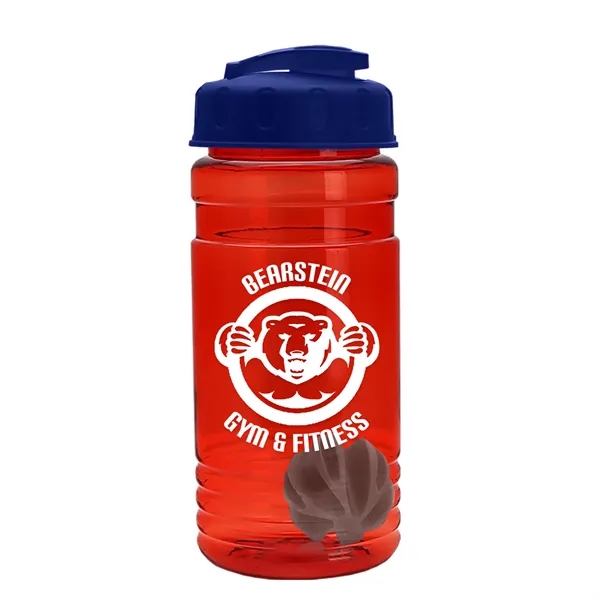 20 oz / 600ml Transparent Shaker Bottle with Mixing Ball and... from ASI 40480 Koozie Group