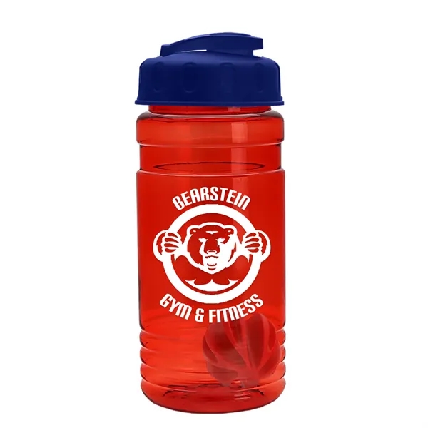 20 oz / 600ml Transparent Shaker Bottle with Mixing Ball and... from ASI 40480 Koozie Group