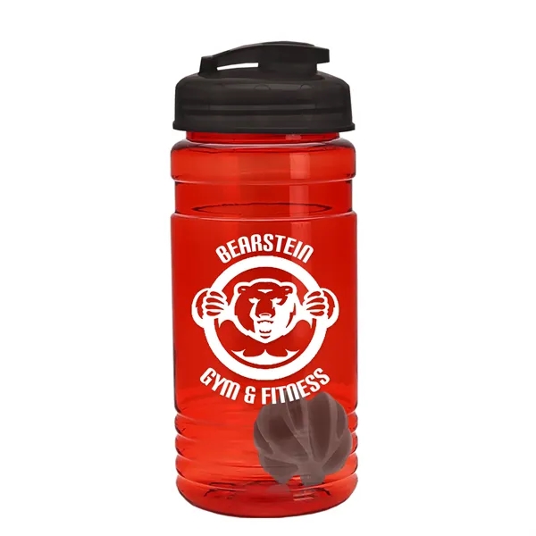 20 oz / 600ml Transparent Shaker Bottle with Mixing Ball and... from ASI 40480 Koozie Group